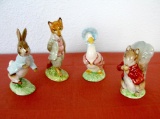 4 Beatrix Potter Royal Albert and Beswick Figurines