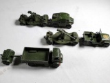 6 Military Dinky Toys