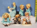 6 Goebel Figurines-Charlot Byj and Others