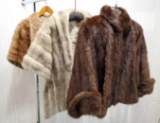 3 Vintage Mink Fur Coats