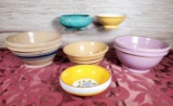 6 Vintage Pottery Bowls