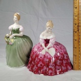 2 Royal Doulton Lady Figurines- Victoria HN 2471, Clarissa HN 2345