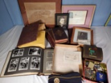 Case Lot of Antique and Military Ephemera