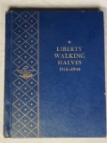 Liberty Walking Half Dollar Album COMPLETE 1916-1940 45 coins
