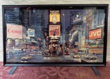 3-D Light Picture of Time Square