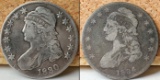 1830 and 1834 Capped Bust Half Dollars