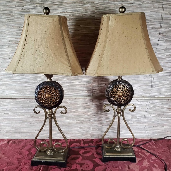 Pair Of Vintage Table Lamps