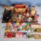 Tray Lot of Vintage Kids Toys and Disney Collectibles