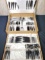 71 Pieces Of Eldan ELD 2 Ebosi Black Mid Century Modern Stainless Steel Flatware with Box