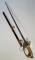 Vintage M1852 USN Navy NS Meyer Inc Trade Conqueror Mark Gilt Dress Sword