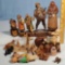 Fine Collection of European Folk Art Wood Carvings