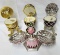 4 Faberge Style Egg Trinket / Music Boxes