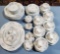 59 Pc Service for 8+ Shelley Dainty Blue Rock #12691 Dinnerware Set