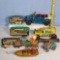 Tray lot of Wind-Up and Friction Transportation Toys