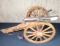 Spanish Made Miniature Black Powder Cannon with Carriage and Accessories