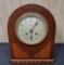 Scheve Crump & Low Co. Boston Art Deco Wood Dome Mantle clock