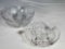 2 Signed Libbey American Brilliant Cut Crystal Bowls