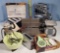Lot of Vintage and Antique Toasters, Mixer, and More