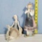 2 Retired Lladro Porcelain Figurines