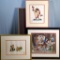 Lot Of 3 Cartoon Animation Cels