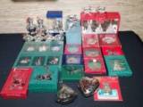 25 Lenox & Reed & Barton Christmas Ornaments