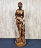 Bronze Nude Woman Statue