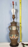 Champleve Vase Base Lamp