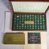 The Franklin Mint Centennial Mini Ingot Collection with Book. Case, Layout Sheet and Brochure