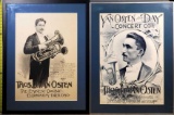 2 1920s Concert Posters for Thos. D van Osten and his Double Euphonium