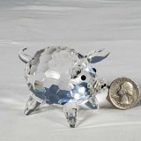 Swarovski Crystal Pig Figurine