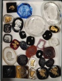 Lapidarian Collection Of Intaglio & Cameo Gemstone and Glass