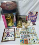 Collection of Signed Sports Memorabilia incl. Buccaneers Signed Football, Signed Detroit Tigers