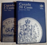 Uni Safe Album Canada 5 Cents and 50 Cents Collections