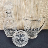 3 Pcs. Waterford Crystal