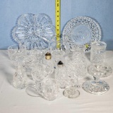 Waterford Crystal Collection with Trays, Creamers, and Extras