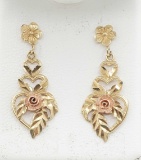 10k Gold Dangle Earrings