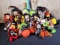 Tray Lot of Annalee & Other Halloween Dolls