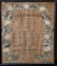 1836 Wheeler Family Framed Genealogy Embroidered Sampler