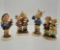 Lot Of 4 3 Line Tmk 4 Hummel Figurines