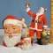Royal Doulton Santa Claus Figure, Large and Small Jugs