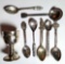 Sterling, 850 and 800 Silver Souvenir Spoons and Cordial