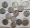 14 Mixed Date US Silver Walking Liberty Half Dollars