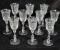 10 Fostoria Meadow Rose Etched Cordials