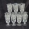 11 Fostoria Meadow Rose Etched Footed Iced Tea Stems