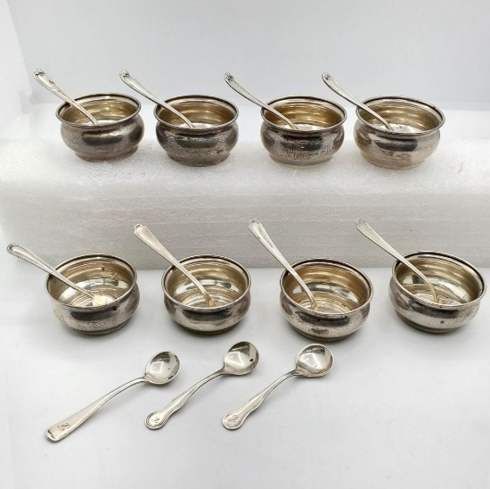 Lot Of Salt Cellars & Spoons