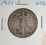 1921 P Key Date Walking Liberty Half Dollar G