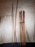 Ethnic Hand Carved Bow & Arrows