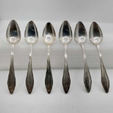 Lot Of 6 Sterling Silver Towle Mary Chilton Pattern Demitasse Spoons