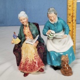 2 Royal Doulton Grandmother Figurines - The Favourite HN 2249 and Prized Possessions HN 2942