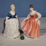 Royal Doulton Ladies -Alison HN 2336 and Fair Lady HN 2835